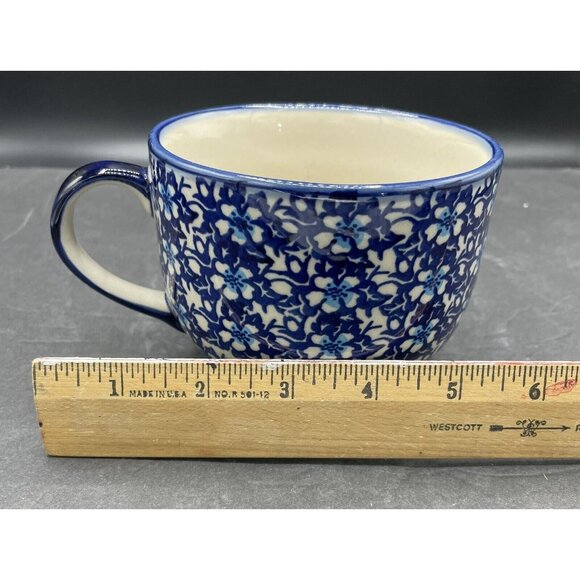 Bolestawcu Polish Pottery Mug Coffee Tea Made in Poland - Picture 6 of 6